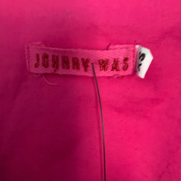 Johnny Was Hot Pink Emroidered Floral Blazer Jacket NWT Size XS